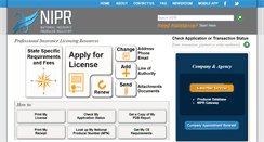 Desktop Screenshot of nipr.com